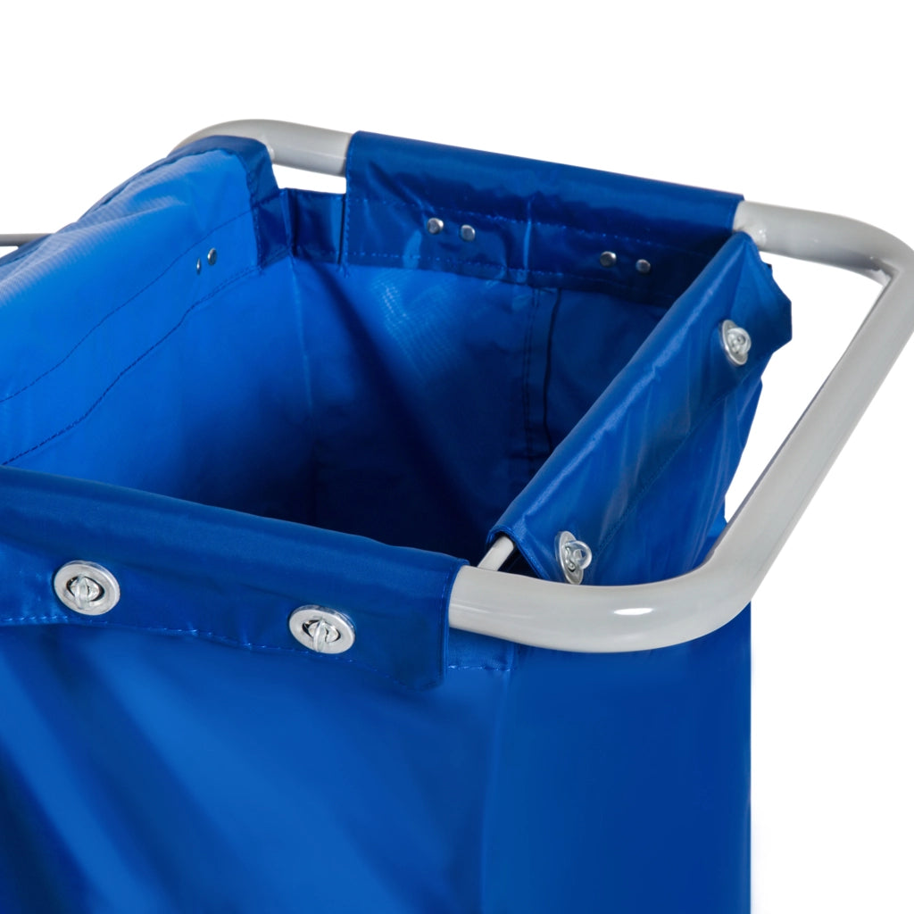 Carrello pulizia con secchi 18L e 6L ¨C zephmum ¨C blu arancione 93x80x97 cm