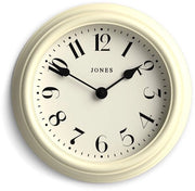 Frieze Ora | Piccola, elegante, classica orologio rotondo | 23 cm | Crema | Design elegante, ideale per cucine, salotti, camere da letto, ambienti grandi o piccoli