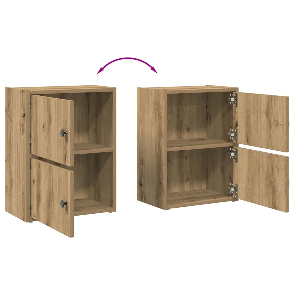Libreria Rovere Artigianale 40x24x52 cm in Legno Multistrato 860363