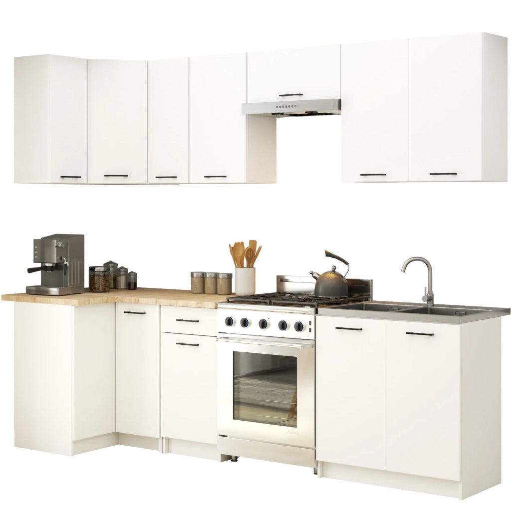 Mobile da cucina pensile AKORD W60 OLIWIA modulare Bianco 60 cm 1 anta 2 ripiani 60×30×72 cm