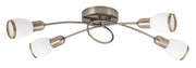 Plafoniera Rabalux Elite marrone 4xE14 Ø66cm metallo IP20
