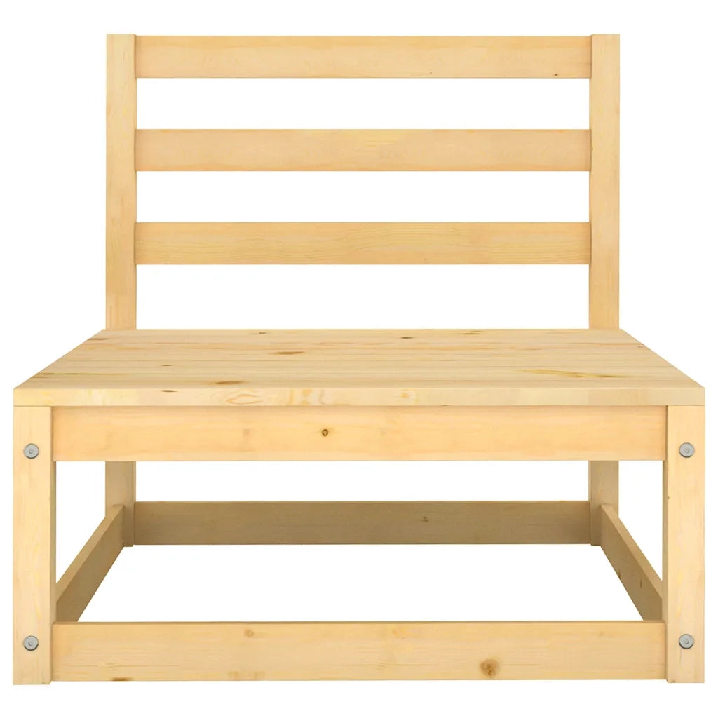 Set Divani da Giardino 2 pz con Cuscini Legno Massello Pino 805760