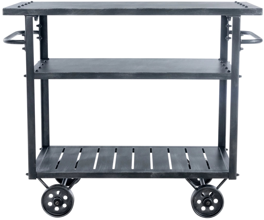 Carrello di servizio Spring Argento antico