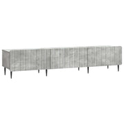 Mobile TV con cassetto-Credenza per TV Grigio Cemento 147 x 34,5 x 32 cm