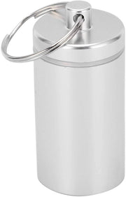 Contenitore per Medicamenti in Alluminio - Scatola Portatile e Imbottita - Supporto per Pillen - Ideale per Viaggi Outdoor - Chiusura Sicura e Resistente - Contenitore per Medicamenti Portatile