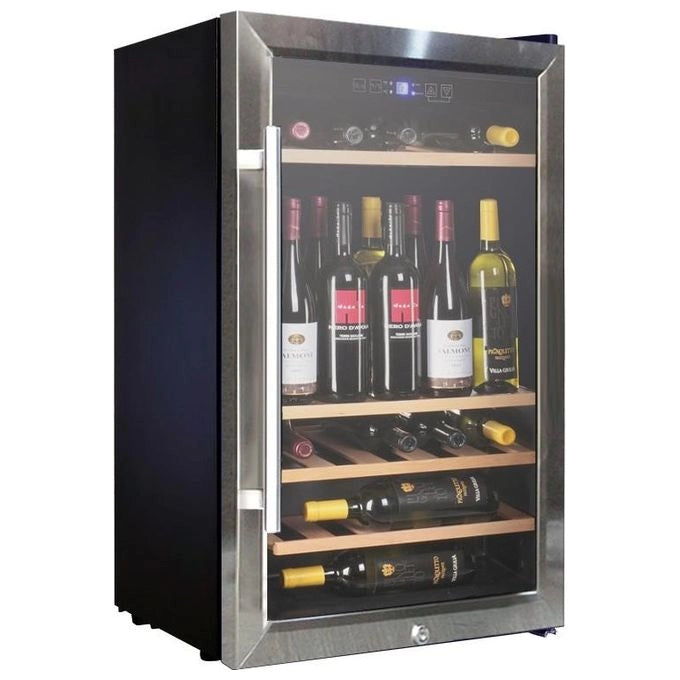 Vinum VD60SCSW cantina vino Cantinetta vino con compressore Libera installazione Nero 60 bottiglia/bottiglie