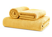 Asciugamani Salvietta Bagno In Morbida Spugna Modello Sophie Colore Gold - Telo - Gold