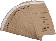 Autoclaafzakken Wegwerp Zelfsluitend - 100 Stuks - 3,9 x 7,9 Pollici - Idonee per l'igiene - Leggeri - Materiale di carta - Sacchetti di carta per un uso occasionale