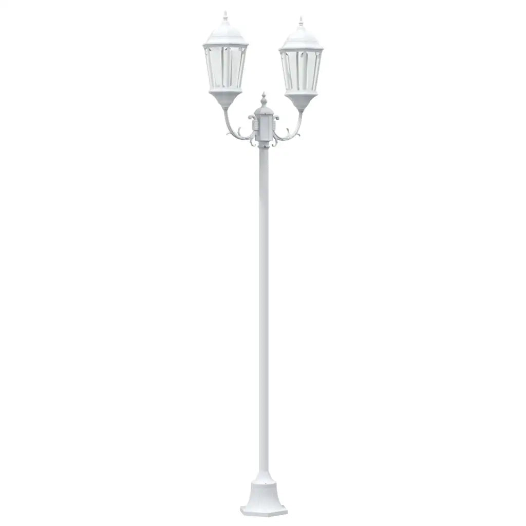 Luce da Giardino Bianco 68 x 20 x 235 cm Alluminio e vetro CFW1200632
