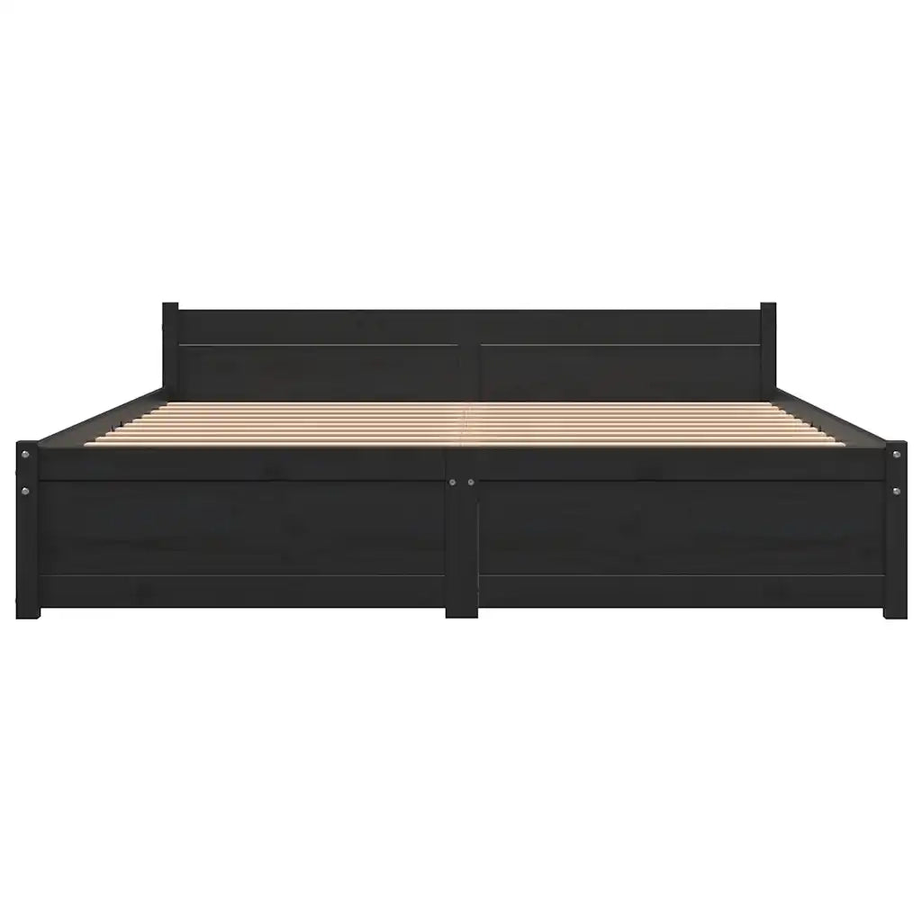 Giroletto Nero in Legno Massello 140x190 cm cod mxl 61093