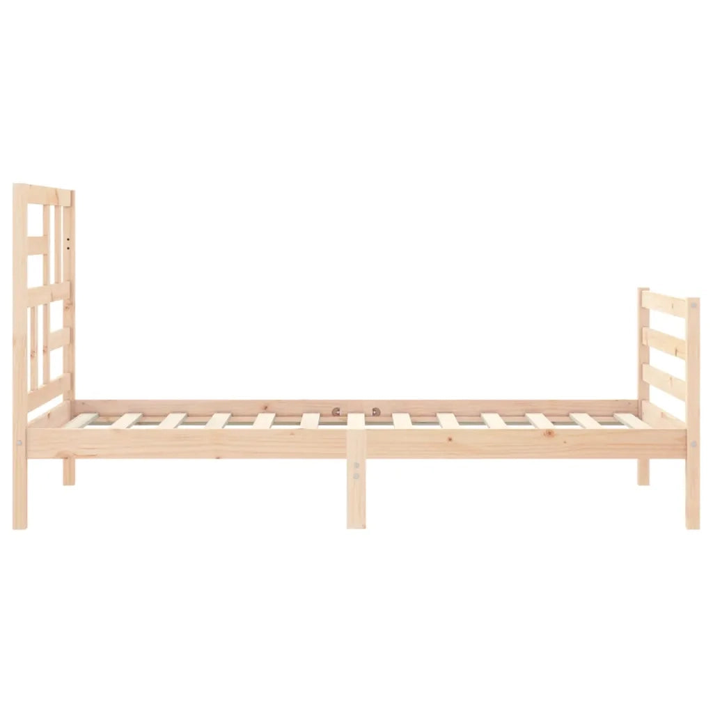 Giroletto con Testiera 100x200 cm in Legno Massello
