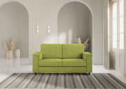 Divano marrak 2 posti (due sedute da 60cm) misure esterne l.148cm | verde - Mobili 2G