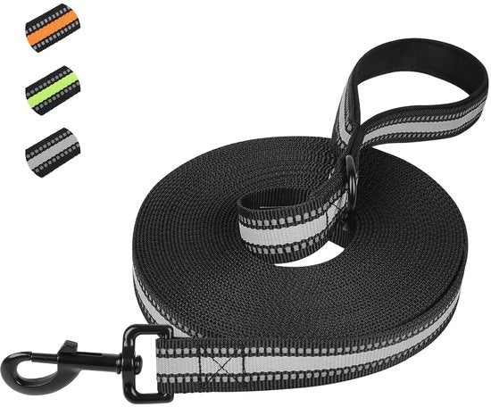 Racchetta per cani - Riflettente - 1 pezzo - Nylon - 2,5 cm larghezza