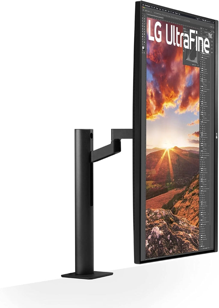 32UN880P ERGO Monitor 32" UltraHD 4K LED IPS HDR 10, 3840x2160, 5ms, AMD FreeSync 60Hz, Audio Stereo 10W, HDMI 2.0 (HDCP 2.2), Display Port 1.4, USB-C, USB 3.0, AUX, Stand ERGO, Flicker Safe, Nero