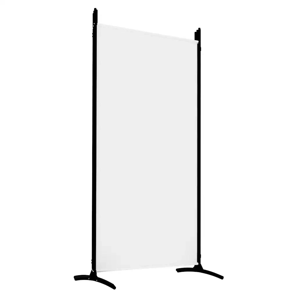 Divisorio Ambienti | Divider per stanze | Paravento a 5 Pannelli Bianco 433x180 cm Tessuto