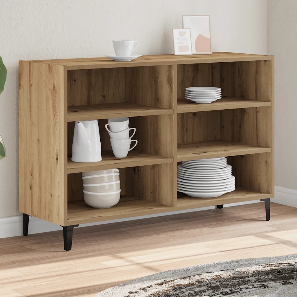 Credenza Rovere Artigianale 103,5x35x70 cm in Truciolato