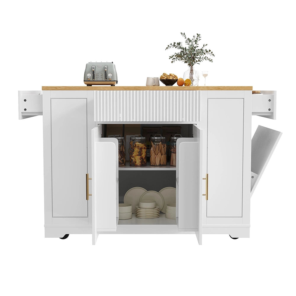 Isola cucina con pattumiera - Xylo - 120x50x92cm mobile
