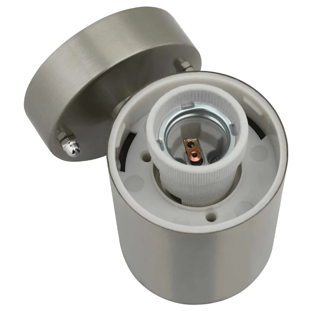 Lampada da Parete Esterna Argento 12 x 8,5 x 27 cm CFW6344088