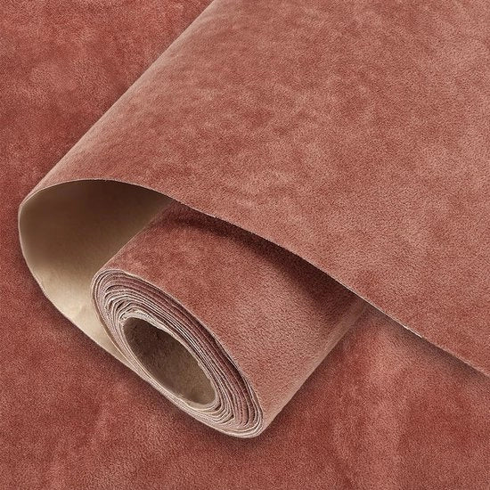 Tessuto in Feltro di Velluto 3m x 40cm - Copertura Autoadesiva - Materiali per il Fai da Te - Progetti Creativi - Esperienza Artigianale - Cocco Marrone
