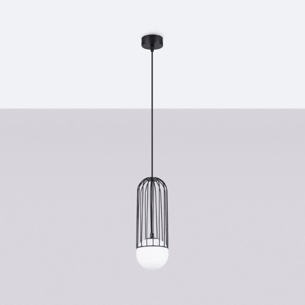 Lampada a sospensione BRINA 1 nero