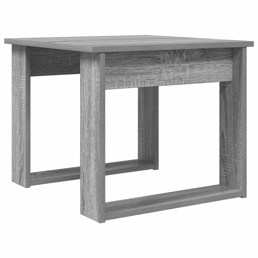 Set di Tavolini da Caffè 2 pcs Grigio Sonoma Legno multistrato 8000129