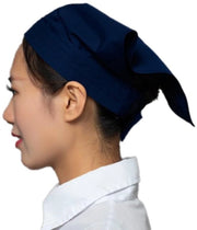 Cappello da cucina adattabile - Cappuccio da cucina - Fenditura triangolare - Chiusura con elastici - Materiale Polyester/Katoen - Dimensioni 66 x 43 x 5 cm