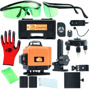 Livella Laser Rosfix Orange Tiger ROT12L – 12 Linee, 360° | IP54, -5°C a 50°C | Set con Occhiali Protettivi e Guanti