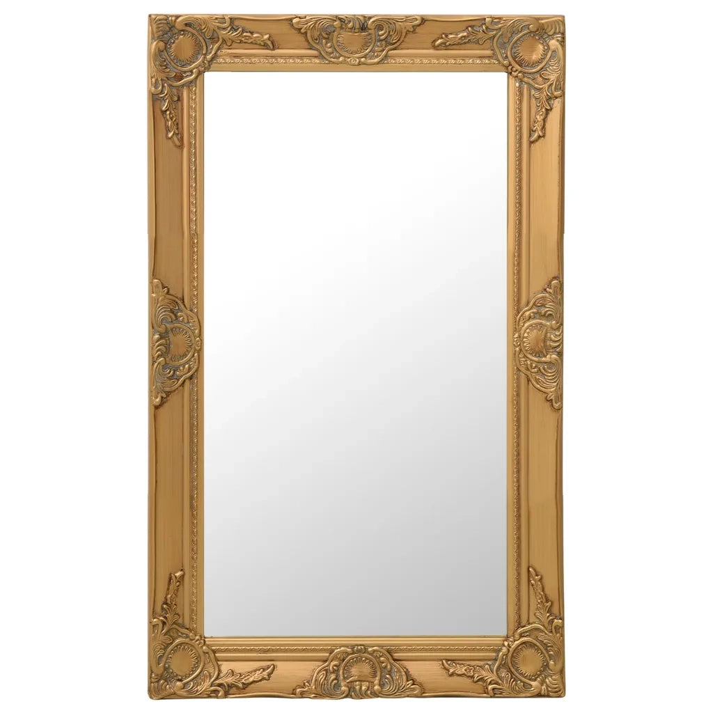 Specchio da Parete Stile Barocco 50x80 cm Oro cod mxl 52251
