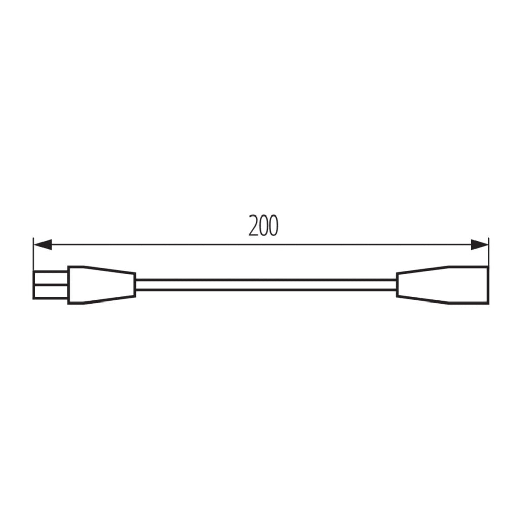 Kanlux MERA LED cavo di collegamento PP29214 20cm 250V