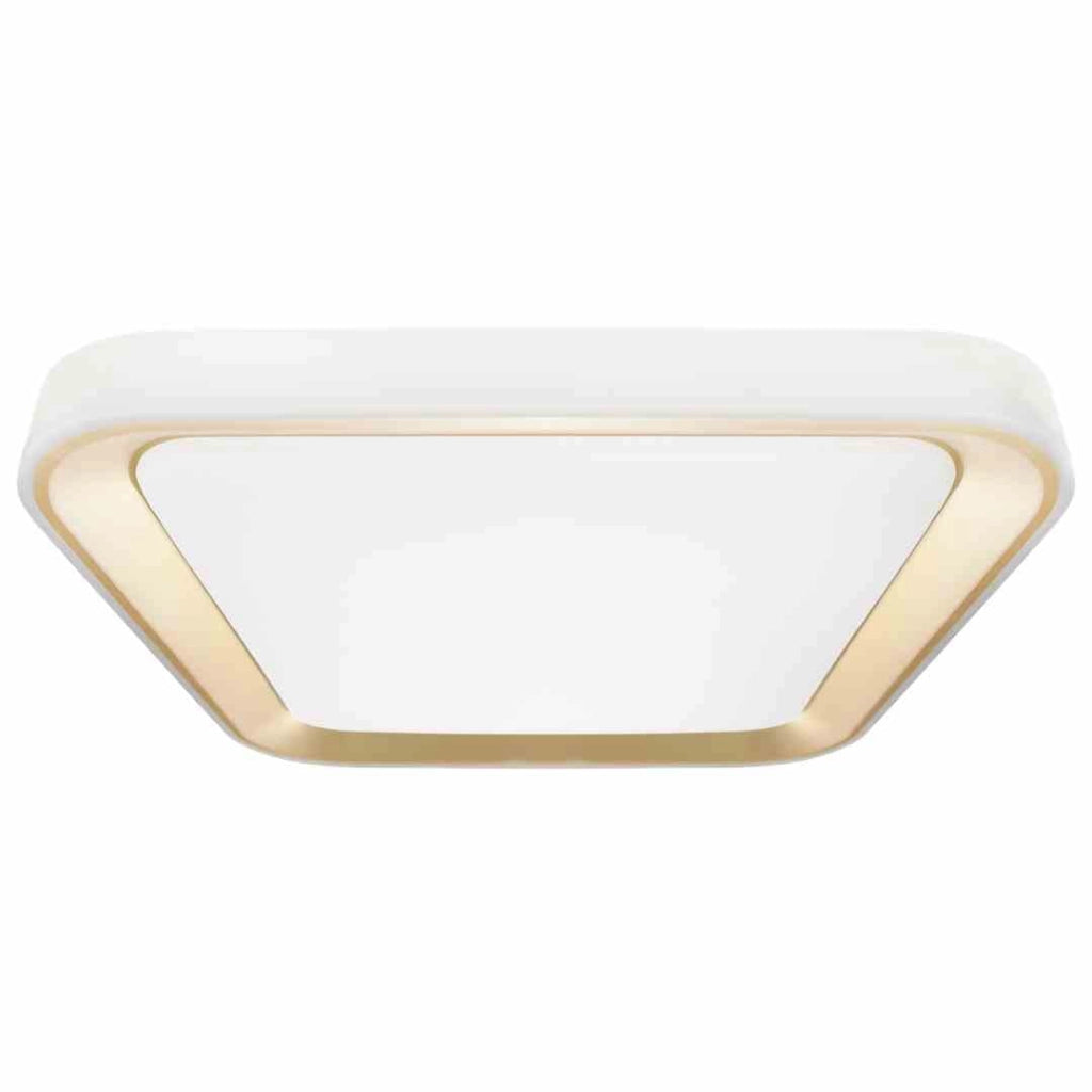 Plafoniera LED Milagro QUADRO 40x40 oro 38W CCT dimmer