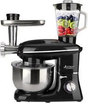 Macchina da Cucina 3 in 1 - 1500W - 6 Stand - 5,5L - Zwart