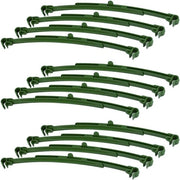Bindatori per piante adattabili - 12 pezzi - Supporto per piante in plastica - 255-355 cm - Aiuto al clima per vasi per pomodori - 11 mm di diametro