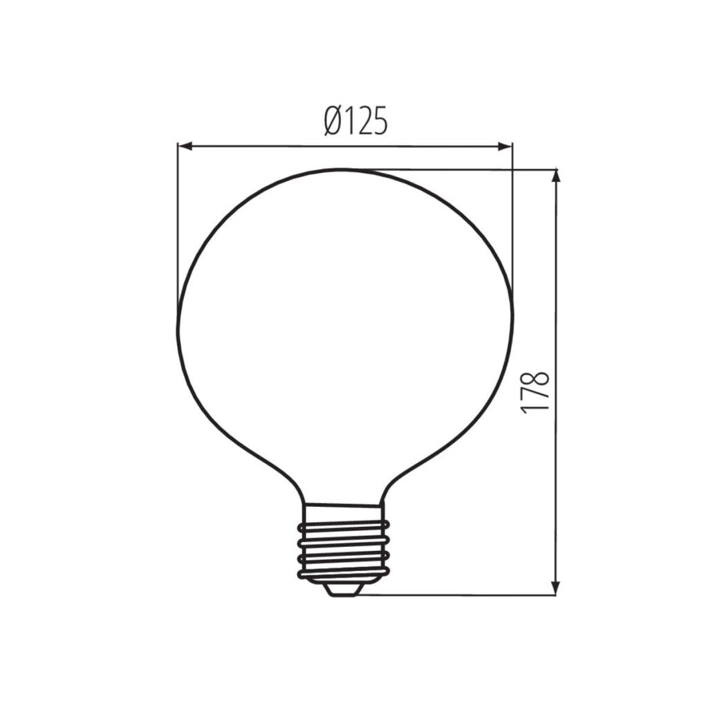 Kanlux Lampadina LED Globo G125 E27 11W 4000K 1520lm