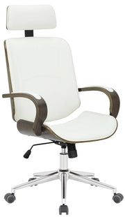 Sedia da ufficio Dayton bianco/grigio