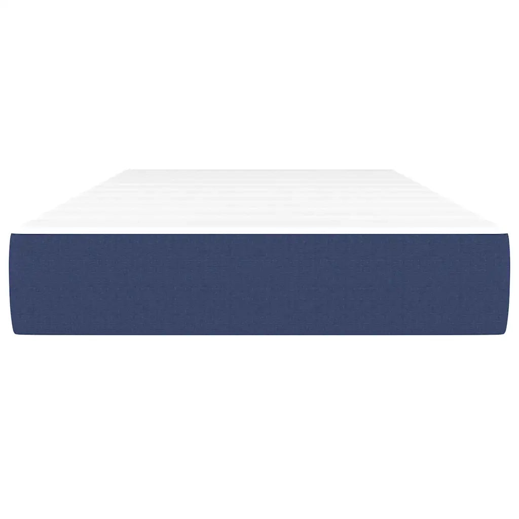 Materasso a Molle per Bambini-Materasso per letto Blu 80x160 cm in Tessuto