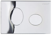 Placca Eco Ellisse Due Pulsanti 80130552 Cromata Pucci - Pucciplast