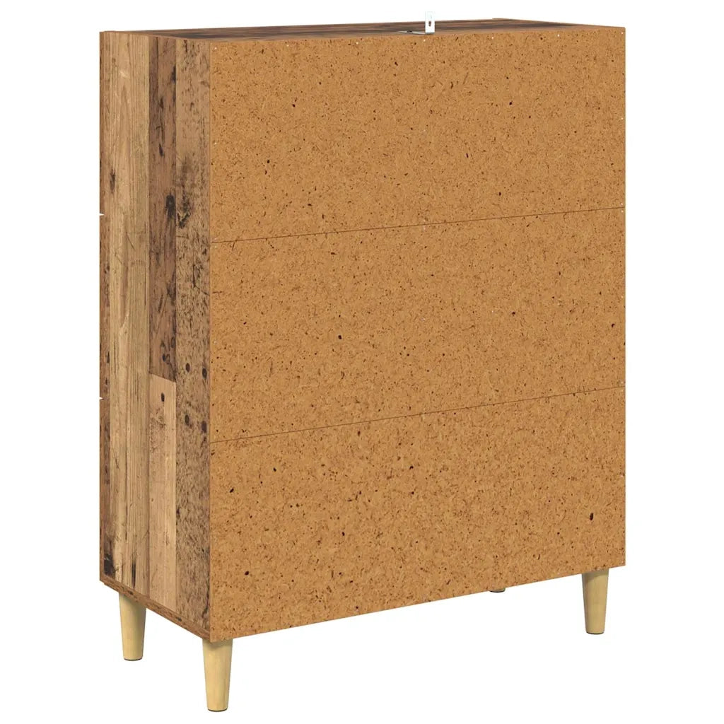 Credenza-Buffet-Armadio da cucina Legno vecchio 69,5 x 34 x 90 cm Legno multistrato 811247