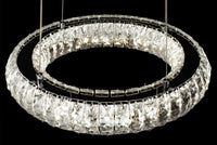 Plafoniera Led In Cristallo App1040-cp + Telecomando