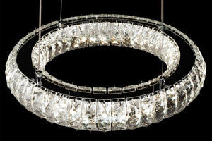 Plafoniera Led In Cristallo App1040-cp + Telecomando