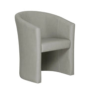 Poltrona da salotto KYOTO – Confortevole – Grigio chiaro – Stile vintage
