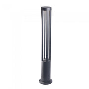 Lampada LED da Giardino Fissaggio a Terra LED COB 10W Colore Nero h:80cm 4000K IP65