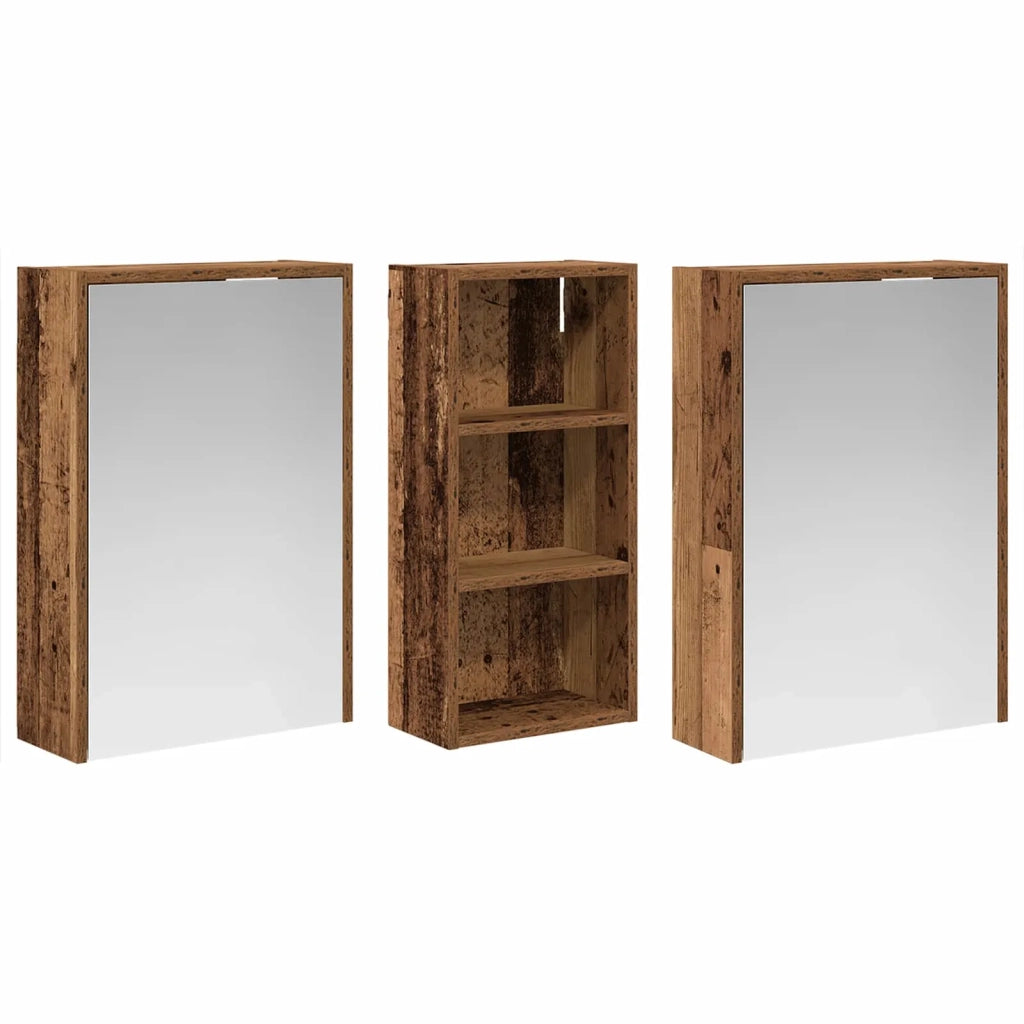 Set di Armadi da Bagno 3 pcs 116 x 16 x 62,5 cm 3403814