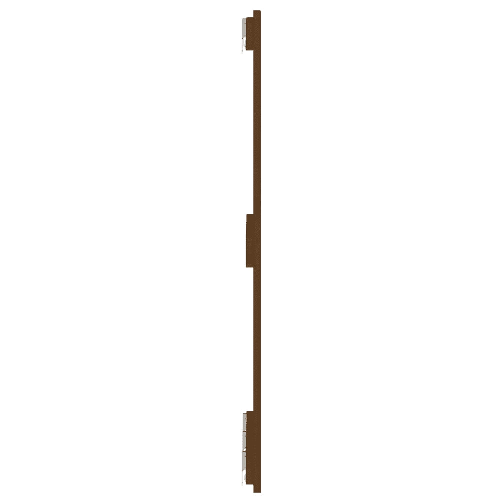 Testiera da Parete Ambra 140x3x90 cm in Legno Massello di Pino