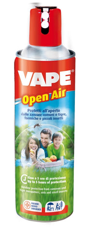ANTIZANZARE VAPE OPEN AIR PROTEZ SPAZI APERTI 500 ML- VAPE- 12,0 pz