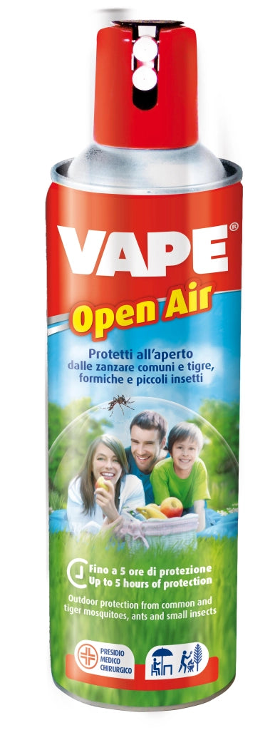 ANTIZANZARE VAPE OPEN AIR PROTEZ SPAZI APERTI 500 ML- VAPE- 12,0 pz