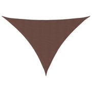 Parasole a Vela Oxford Triangolare 3x3x4,24 m Marrone