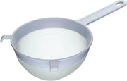 Sottile Rastrello in Nylon Mesh, 18cm, Grande, con Tessuto Resistente al Calore, Bianco