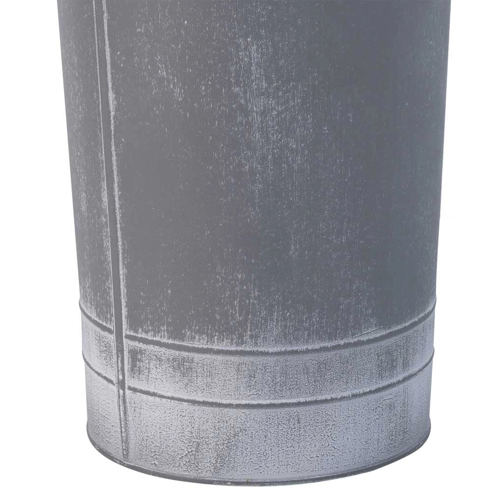 Portaombrelli tondo in metallo grigio d23,5x50h b:18