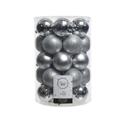 Confezione 34 palline color argento Kaemingk