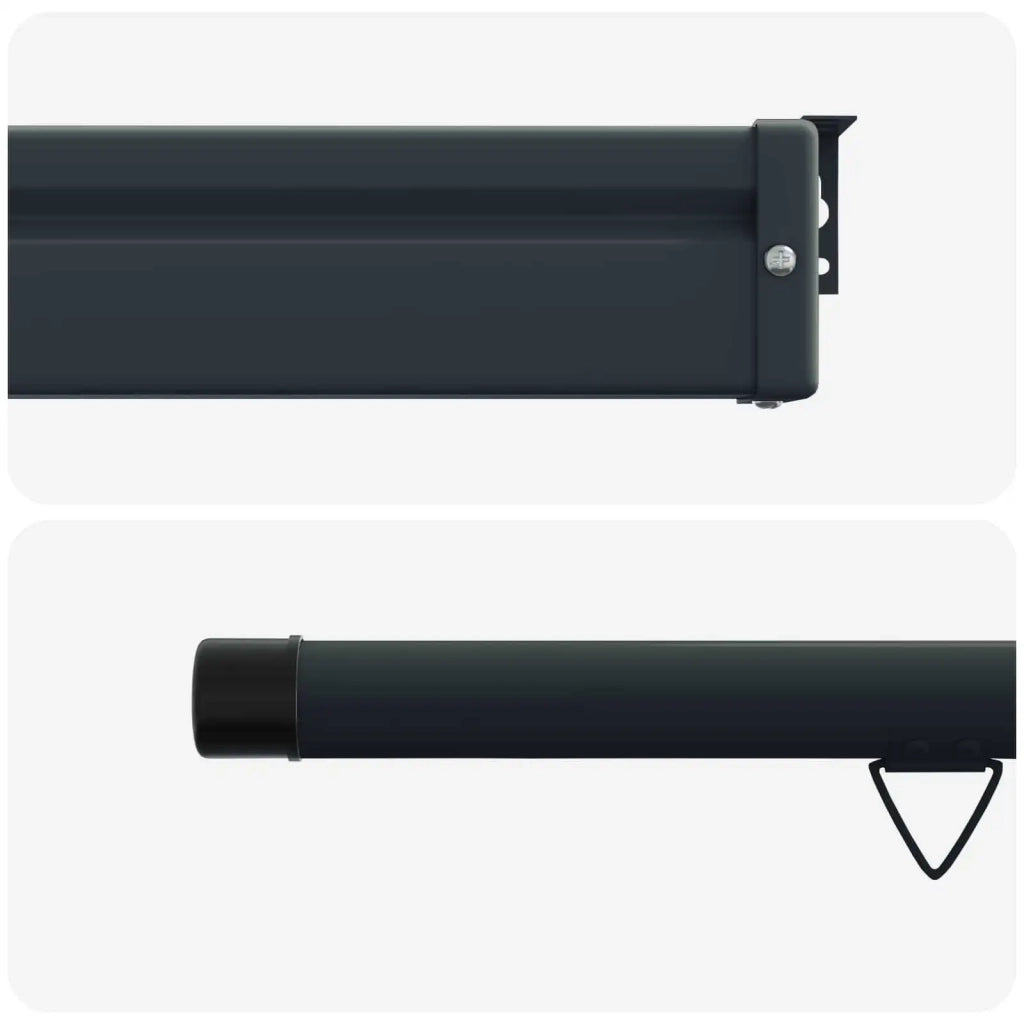 Tenda laterale per balcone-Tenda parasole per balcone 100% poliestere ferro acciaio 881012
